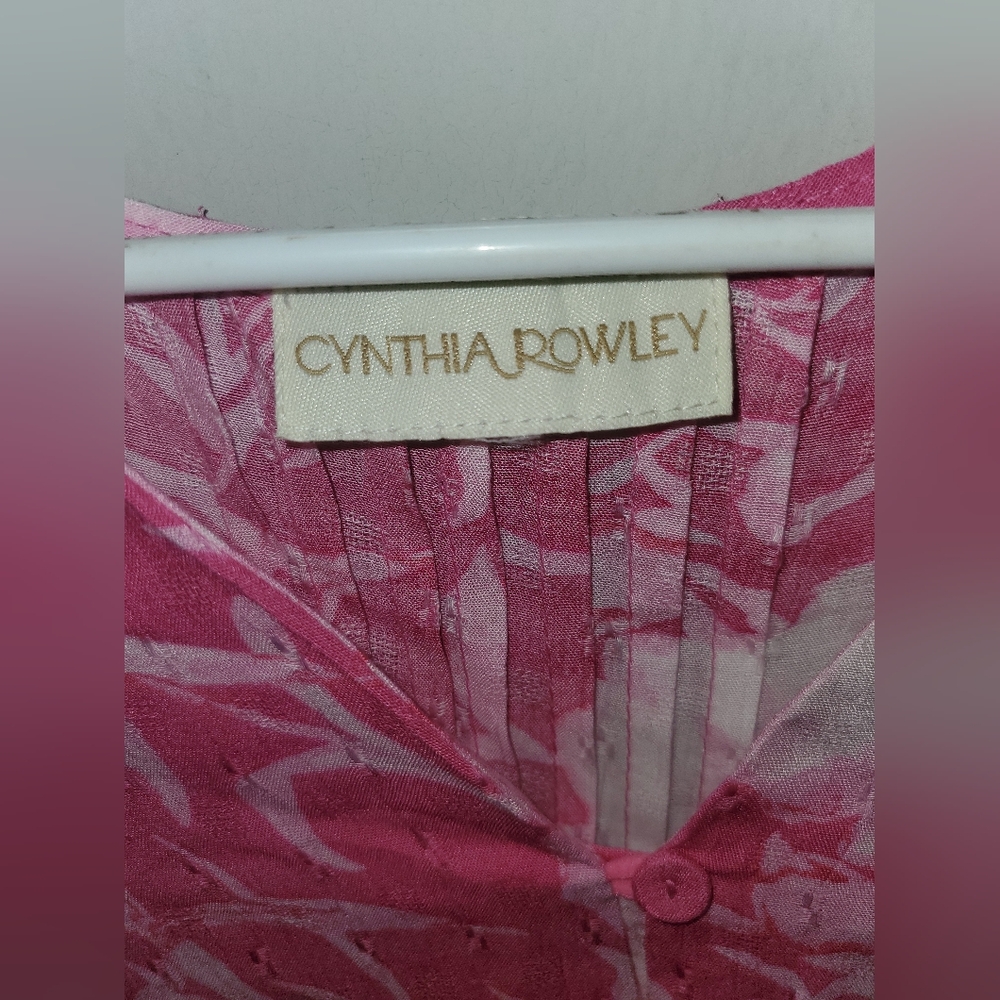 Cynthia Rowley Cream Ruffled Blouse - Picture 2 of 3
